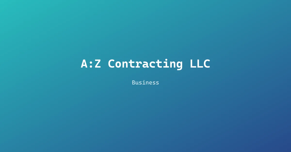 A:Z Contracting LLC