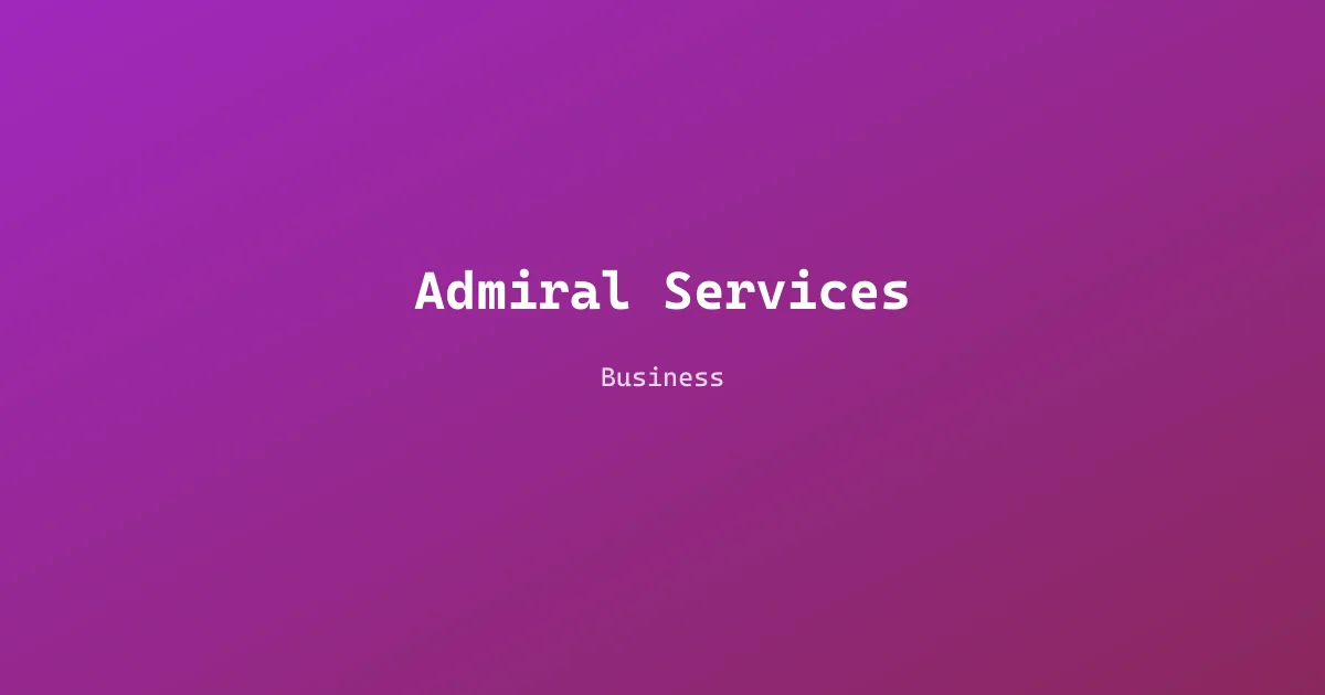 Admiral Services