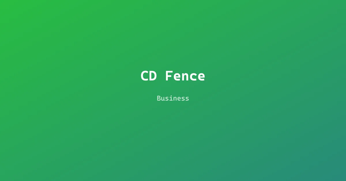 CD Fence