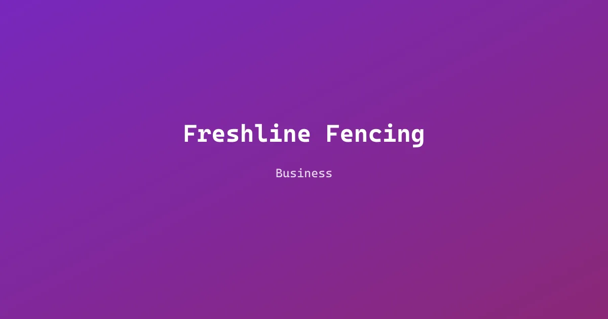 Freshline Fencing