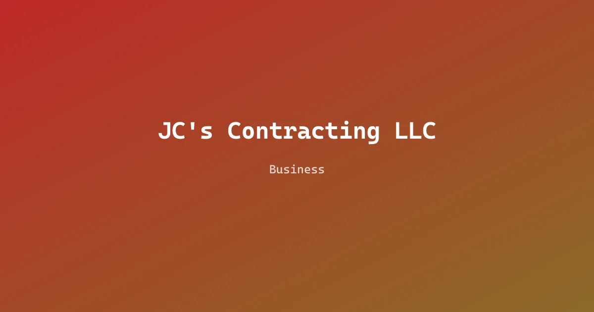 JC's Contracting LLC