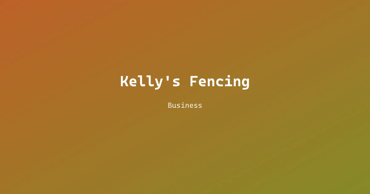 Kelly's Fencing