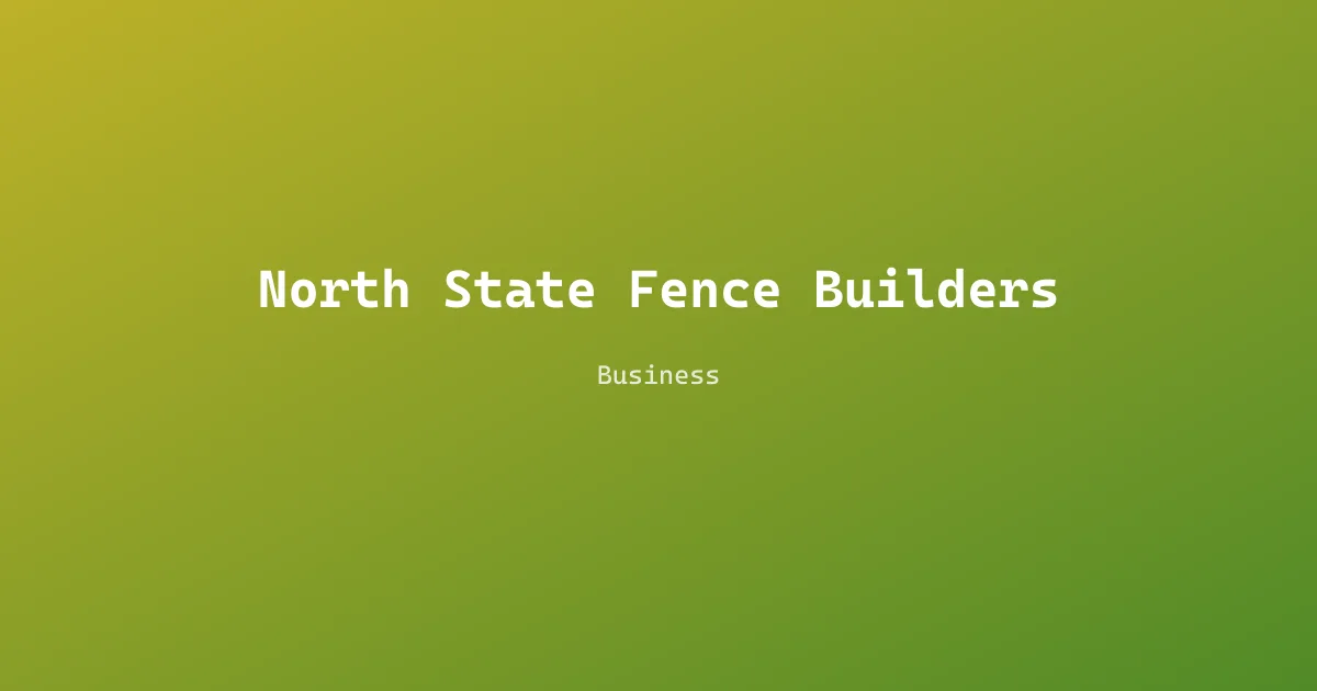 North State Fence Builders