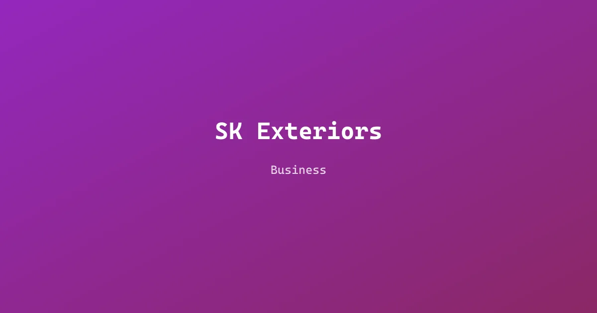 SK Exteriors
