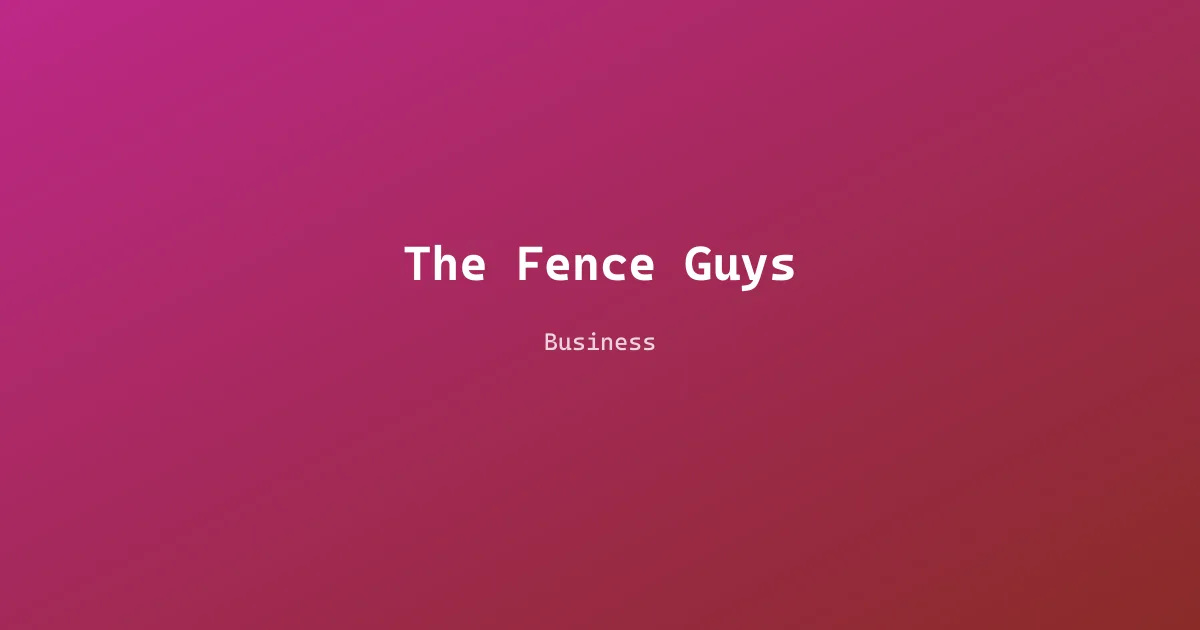 The Fence Guys